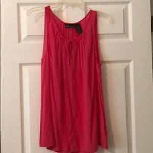 Ladies Large pink sleeveless top, like new